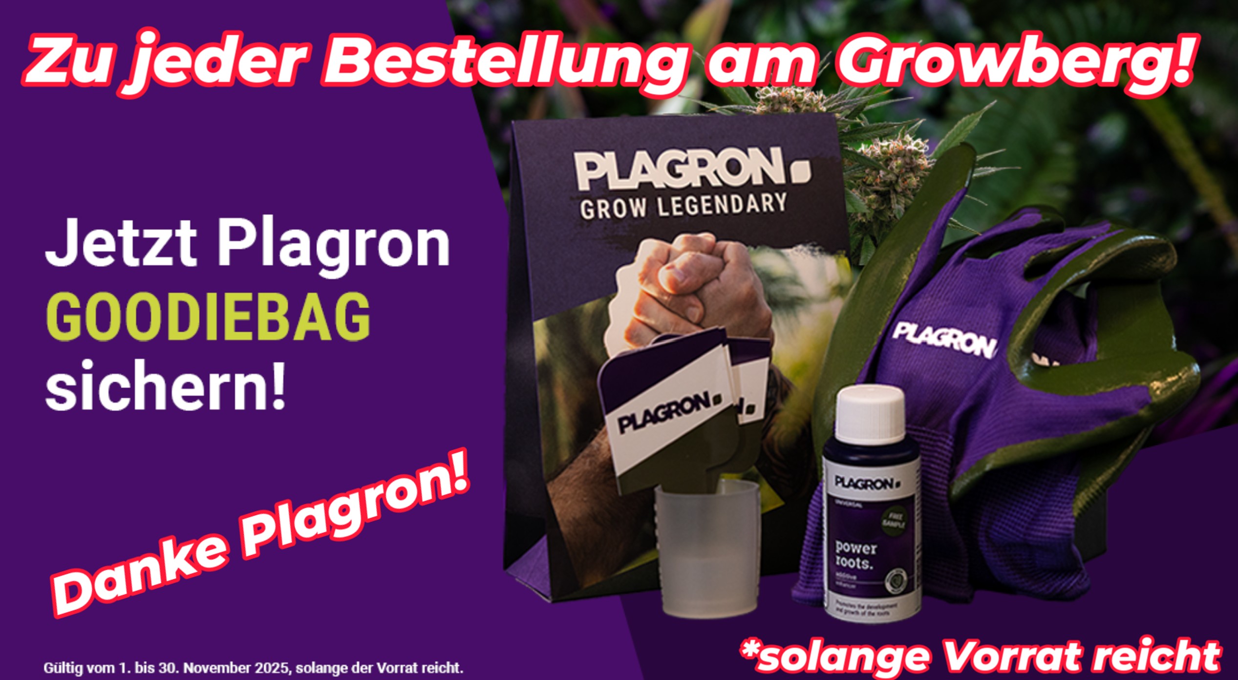 Plagron Goodiebag Aktion 2025