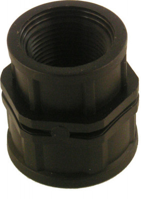Kupplung PE &Oslash;25,4mm (1 Zoll) I.G. auf &Oslash;19mm (3/4 Zoll) I.G.