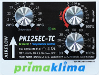 Prima Klima PK125EC-TC 700m&sup3;/h, &Oslash;125mm klimageregelt