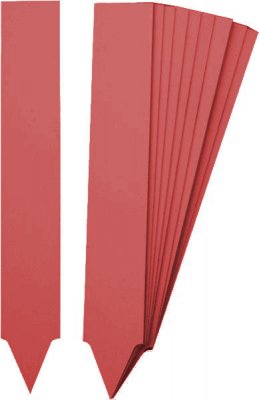 Stecketiketten, 500 StÃ¼ck rot