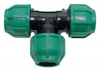 T-StÃ¼ck Ã˜25 mm verschraubt