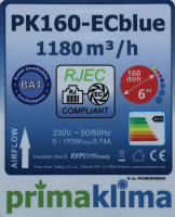 Prima Klima PK160ECblue 1180 mÂ³/h RJ45