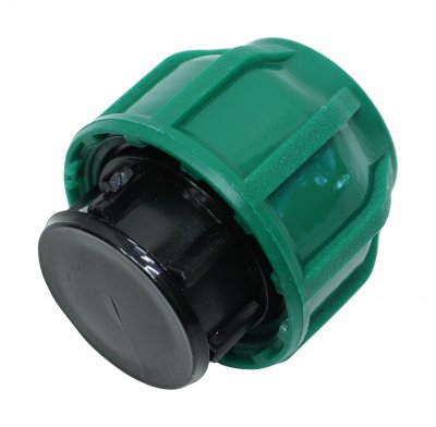 Endstopfen Ã˜25mm verschraubt