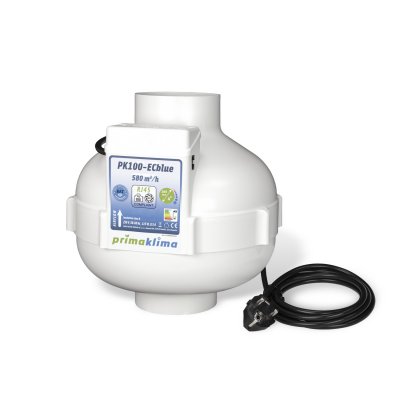 Prima Klima PK100ECblue 0-580 mÂ³/h Ã˜100mm RJ45