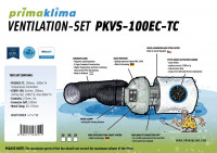 Prima Klima PKVS-100EC-TC Set 100 mm