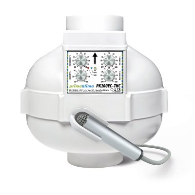 Prima Klima PK100EC-THC 0-580m³/h Ø100mm