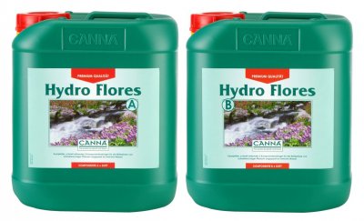 Canna Hydro Flores A+B 2x 5 Liter Hardwater